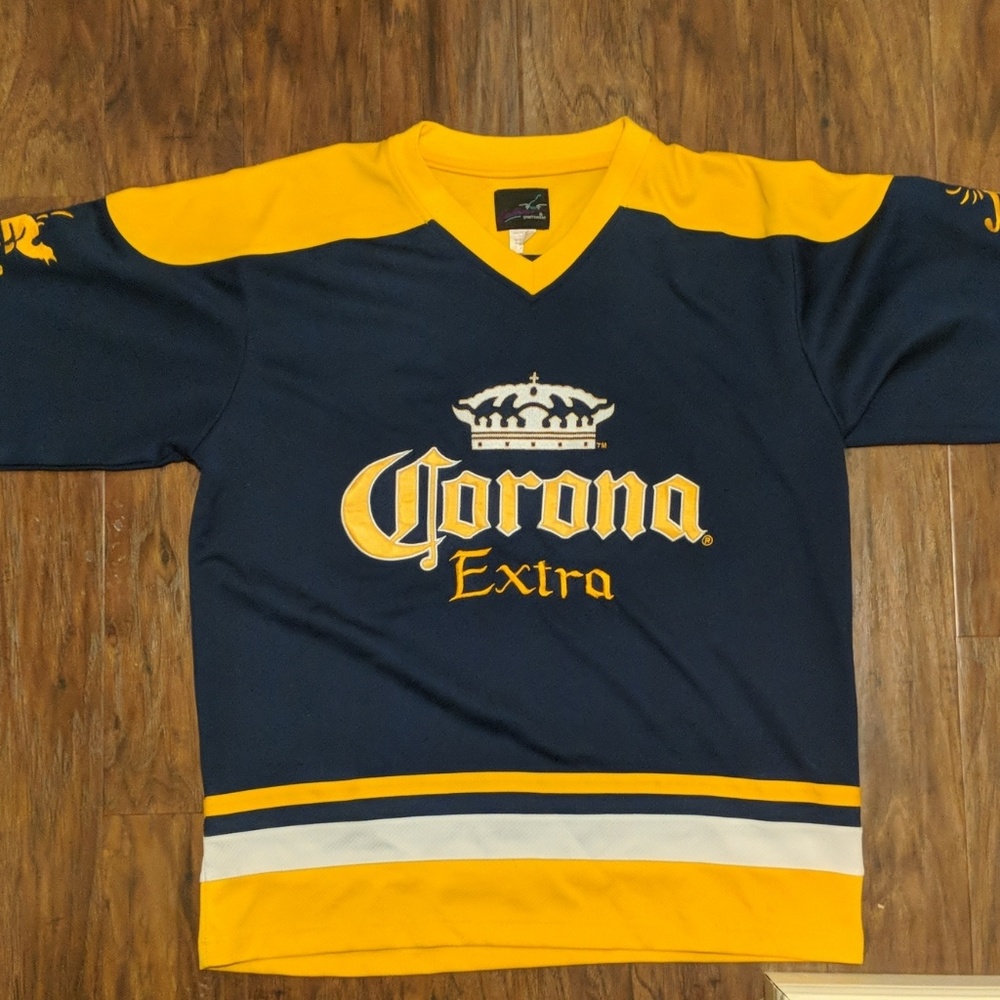 Large Corona Beer Hockey Jersey
